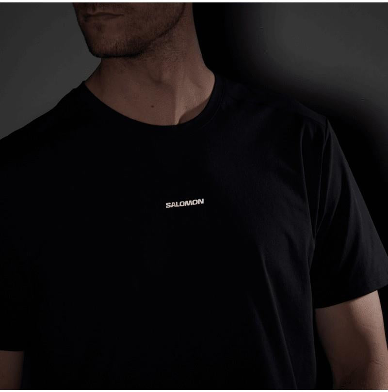 Trackline SS Tee - Mens - deep black 1