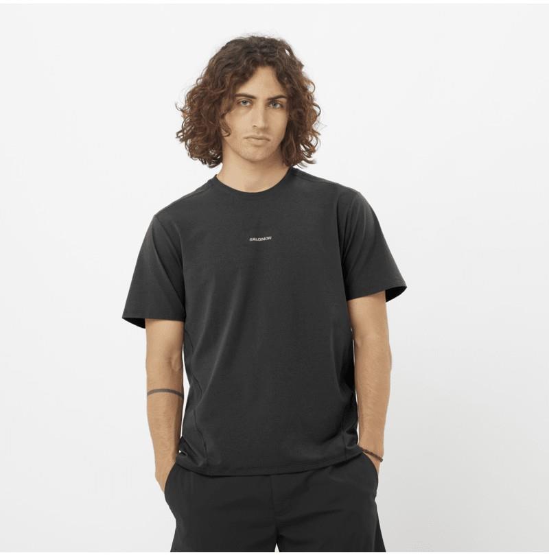 Trackline SS Tee - Mens - deep black 1