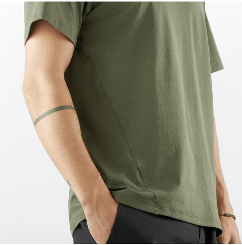Trackline SS Tee - Mens - grape leaf 1