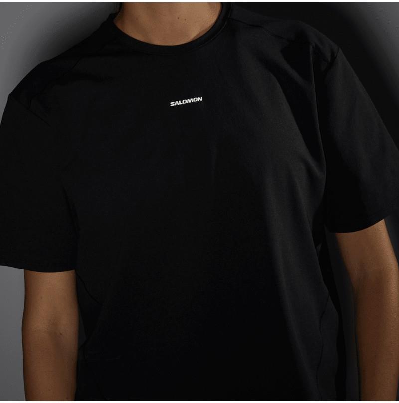 Trackline SS Tee - Womens - deep black 1