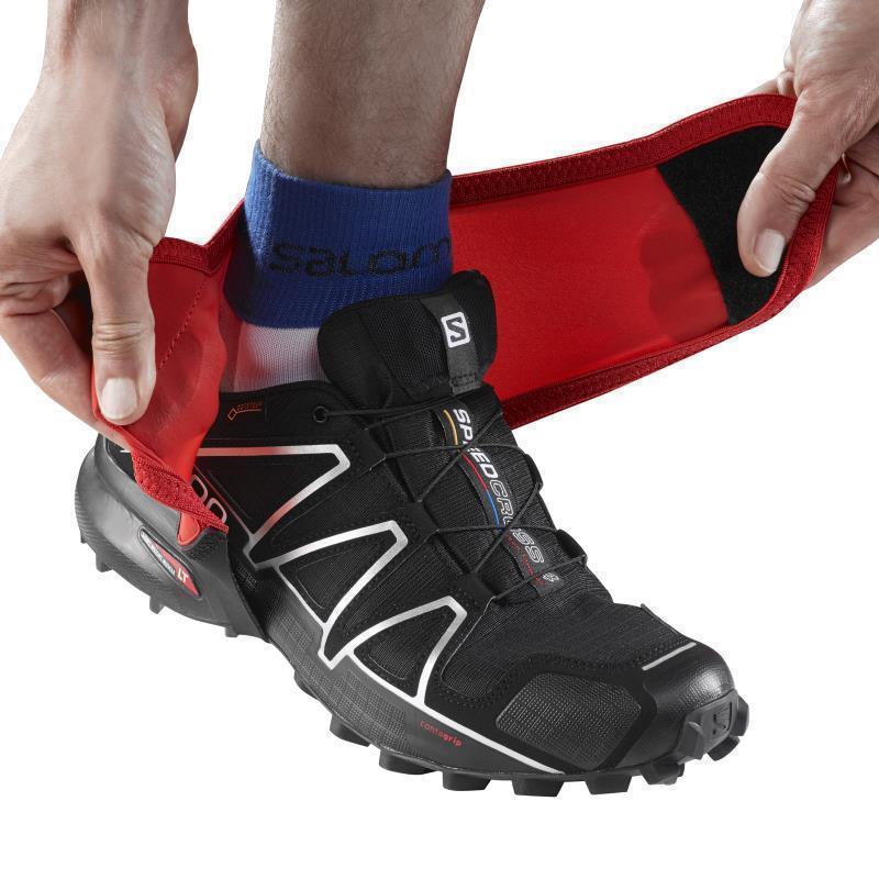 Trail Gaiters Low - Bright Red 2
