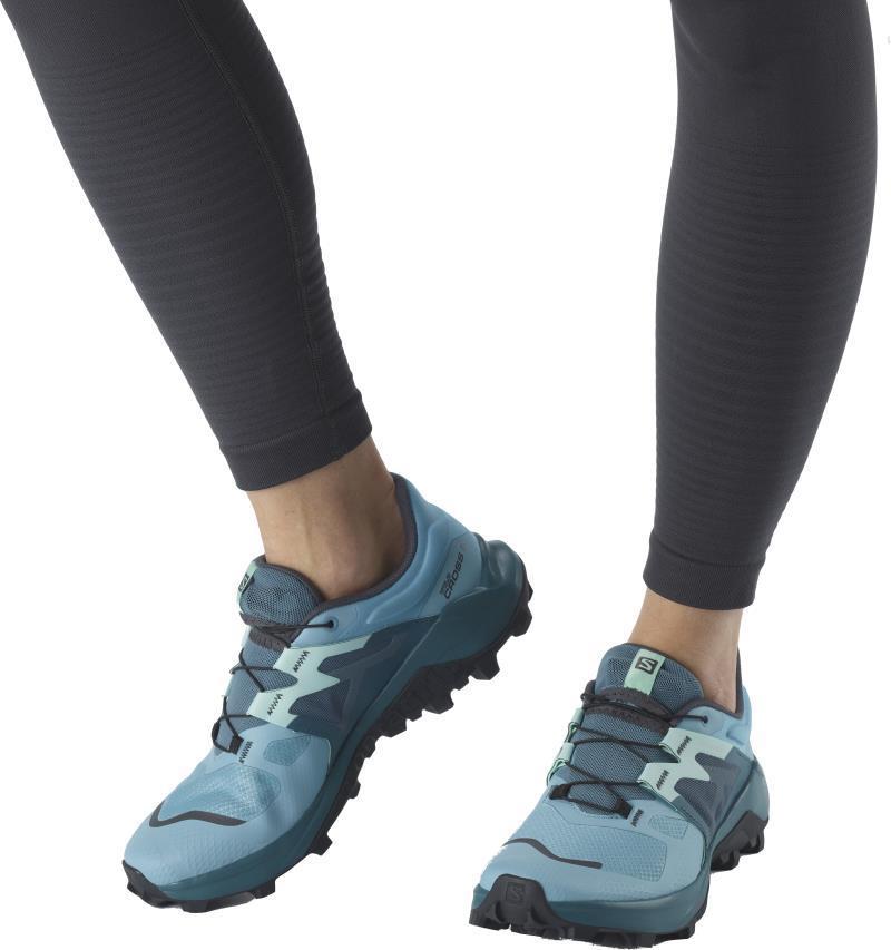 Wildcross 2 - Womens - delphinium blue / mallard blue / yucca 1