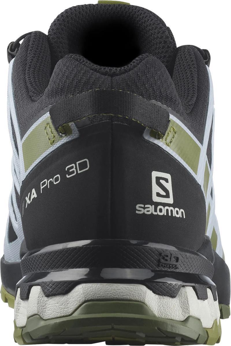 XA Pro 3D V8 GTX - Womens - Black / Green Moss / Zen Blue 5