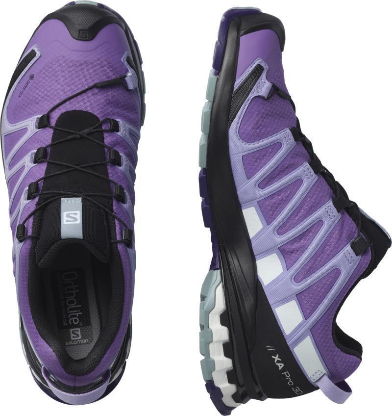 XA Pro 3D V8 GTX - Womens - Royal Lilac / Lavender / Slate 2
