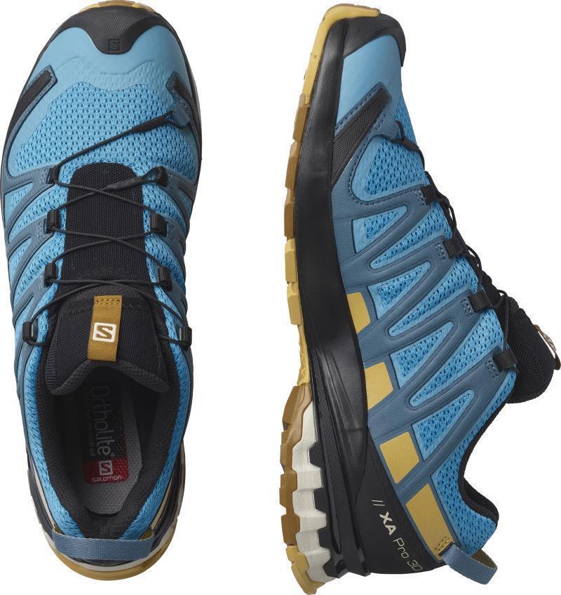 XA Pro 3D V8 - Mens - Barrier Reef / Fall Leaf / Bronze Brown 3