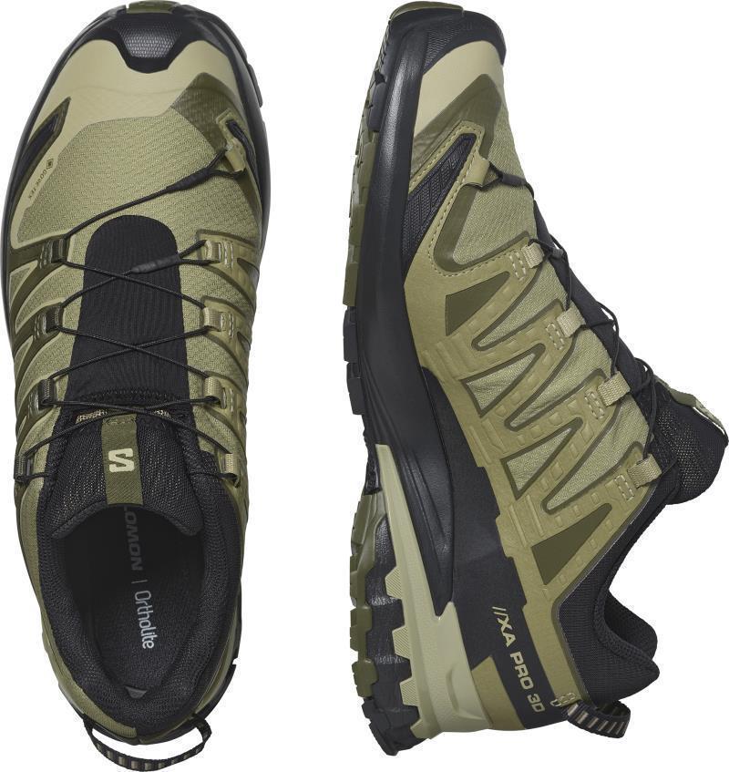 XA Pro 3D V9 GTX, Wide - Mens - Dried Herb / Black / Olive Night 4