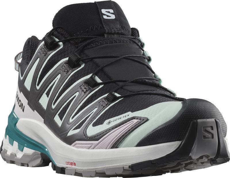 XA Pro 3D V9 GTX - Womens - Black / Bleached Aqua / Harbor Blue 2