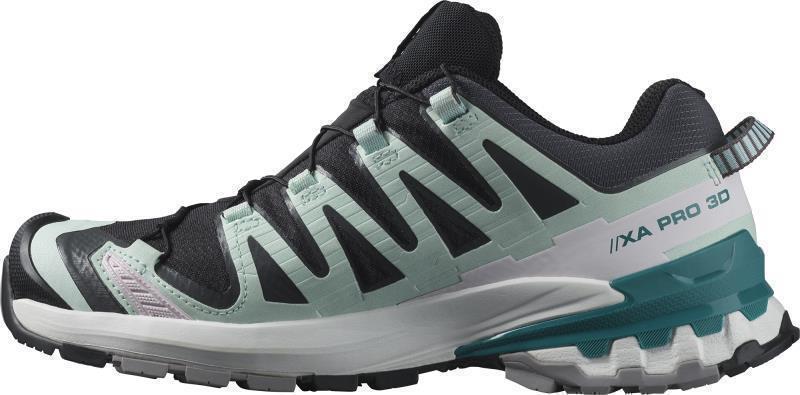 XA Pro 3D V9 GTX - Womens - Black / Bleached Aqua / Harbor Blue 3
