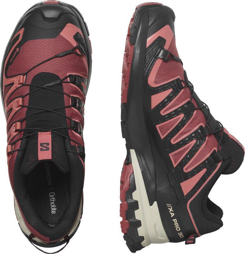 XA Pro 3D V9 GTX - Womens - Cow Hide / Black / Faded Rose 4