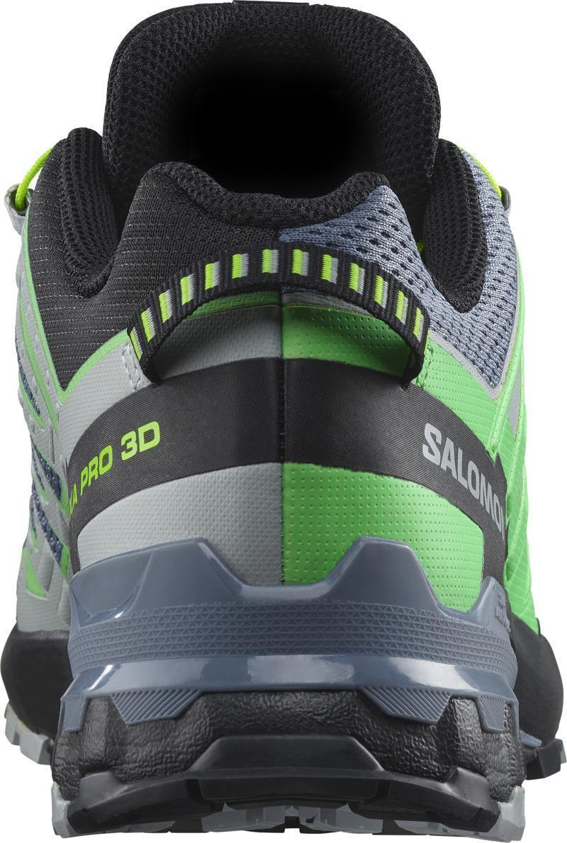 XA Pro 3D V9 - Mens - Flint Stone / Green Gecko / Black 5