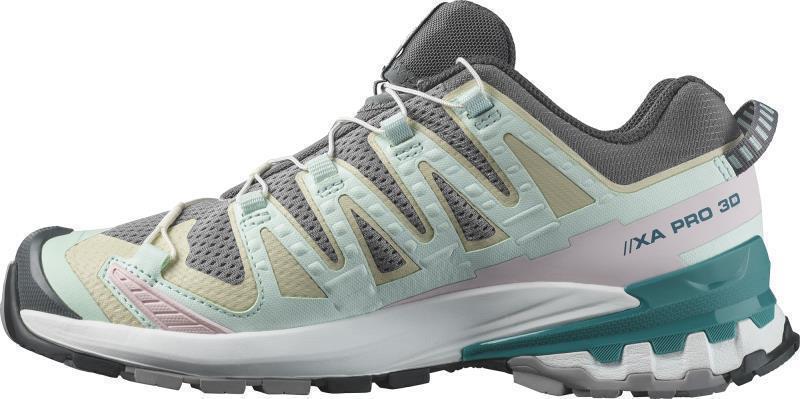 XA Pro 3D V9 - Womens - Gull / White / Bleached Aqua 3