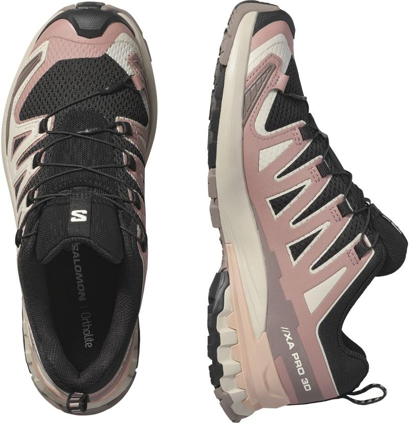 XA Pro 3D V9 - Womens - black / burlwood / mahogany rose 1