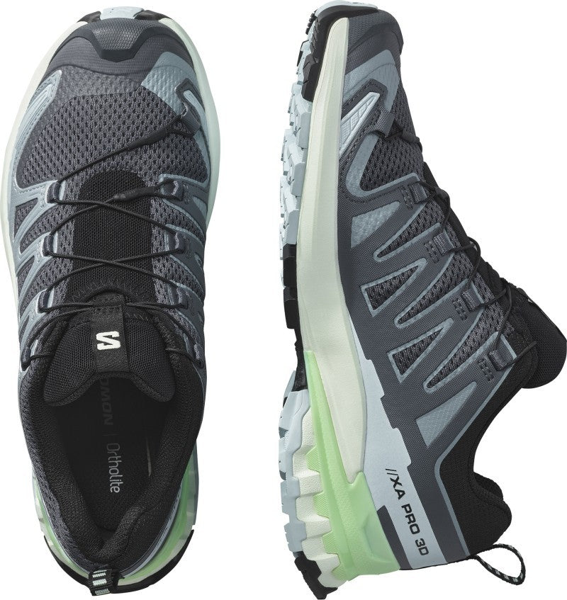 XA Pro 3D V9 - Womens - turbulence / iced aqua / patina green 1