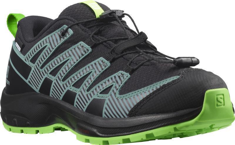 XA Pro V8 CSWP - Junior - Black / Black / Green Gecko 2