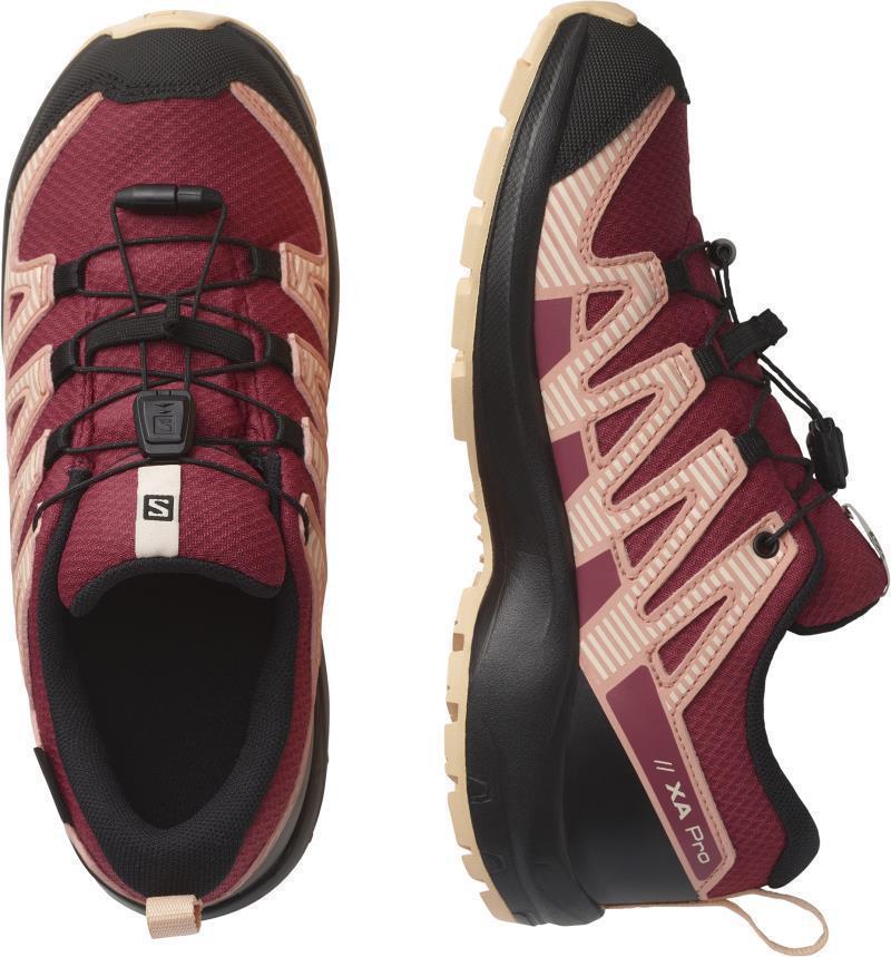 XA Pro V8 CSWP - Junior - Earth Red / Black / Almond Cream 5