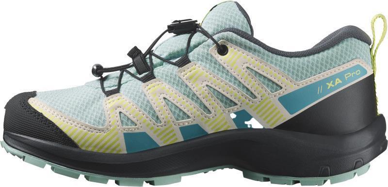 XA Pro V8 CSWP - Junior - Tanager Turquoise / India Ink / Sunny Lime 2