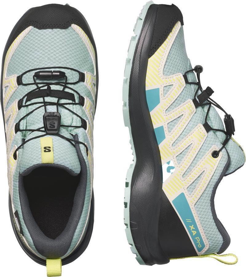 XA Pro V8 CSWP - Junior - Tanager Turquoise / India Ink / Sunny Lime 5