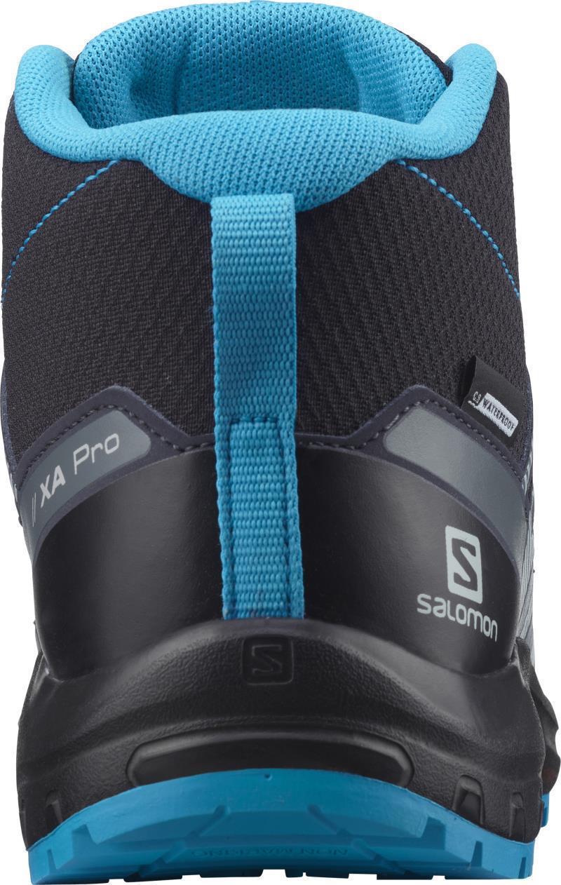 XA Pro V8 Mid CSWP - Junior - Black / Monument / Hawaiian Ocean 5