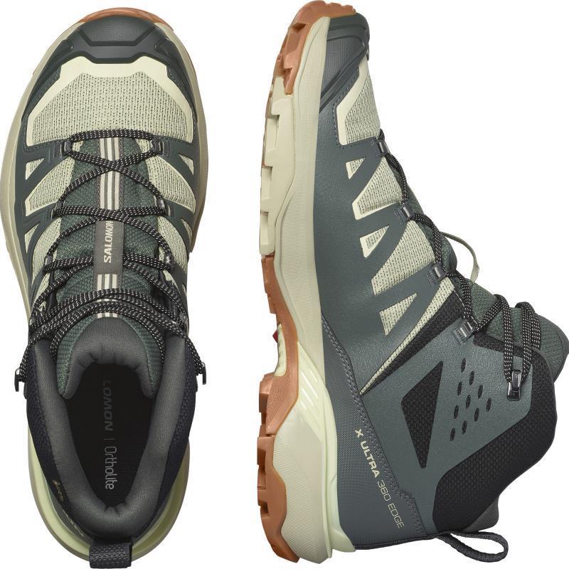 X Ultra 360 Edge Mid GTX - Mens - urban chic / alfalfa / transparent yellow 1