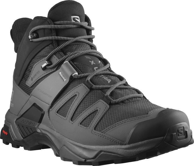 X Ultra 4 Mid GTX, Wide - Mens - Black / Magnet / Pearl Blue 1