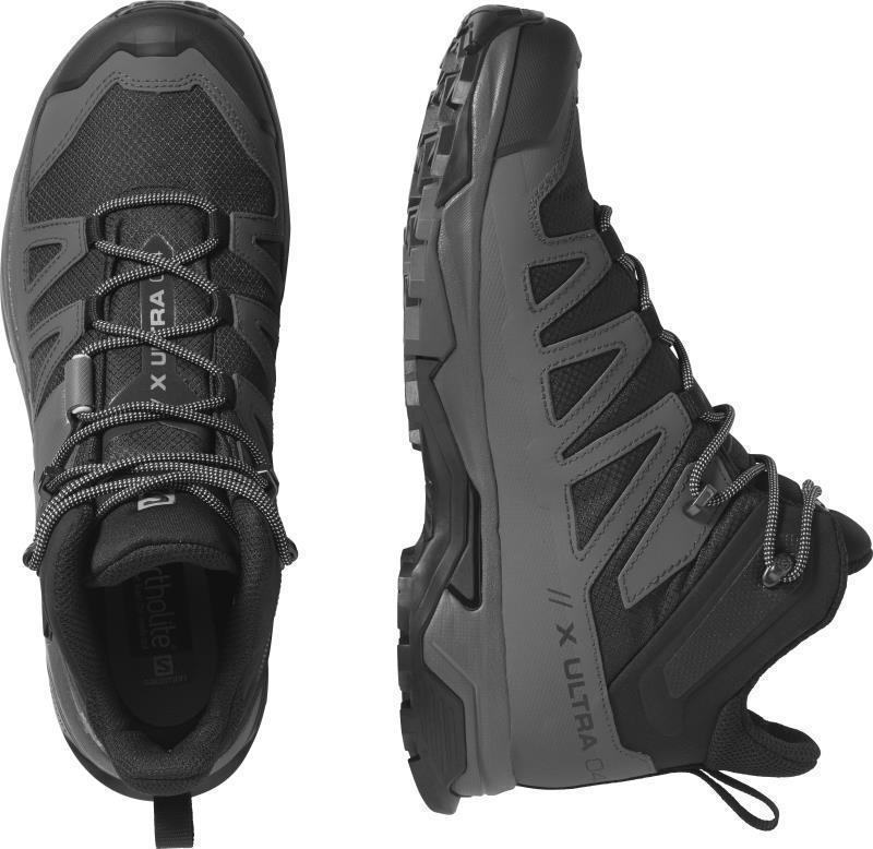 X Ultra 4 Mid GTX, Wide - Mens - Black / Magnet / Pearl Blue 4