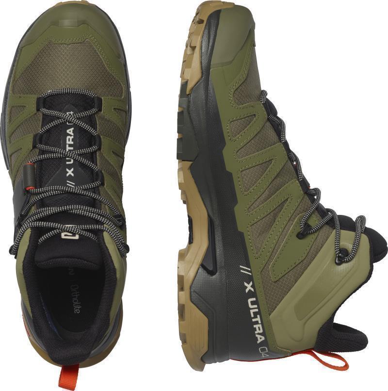 X Ultra 4 Mid GTX, Wide - Mens - Deep Lichen Green / Peat / Kelp 5