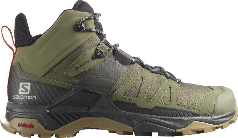 X Ultra 4 Mid GTX, Wide - Mens - Deep Lichen Green / Peat / Kelp 2