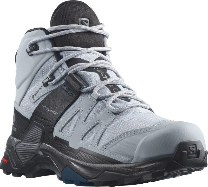X Ultra 4 Mid GTX, Wide - Womens - Quarry / Black / Legion Blue 2