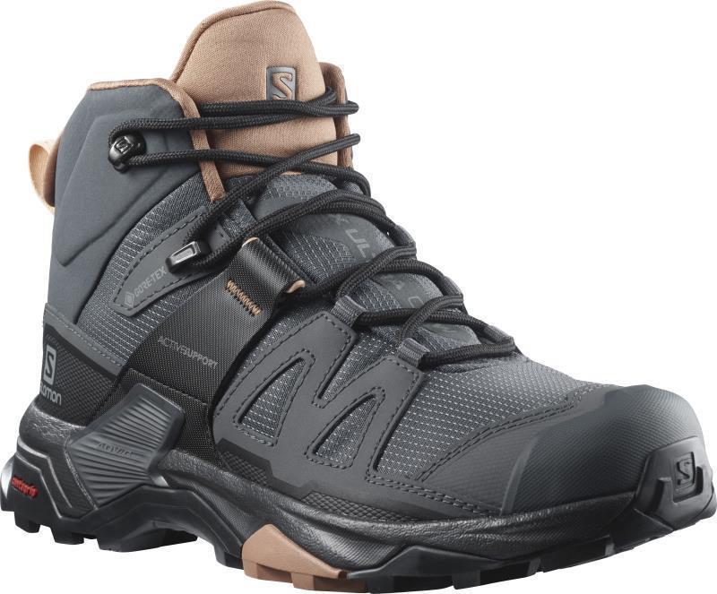 X Ultra 4 Mid GTX - Womens - Ebony / Mocha Mousse / Almond Cream 1