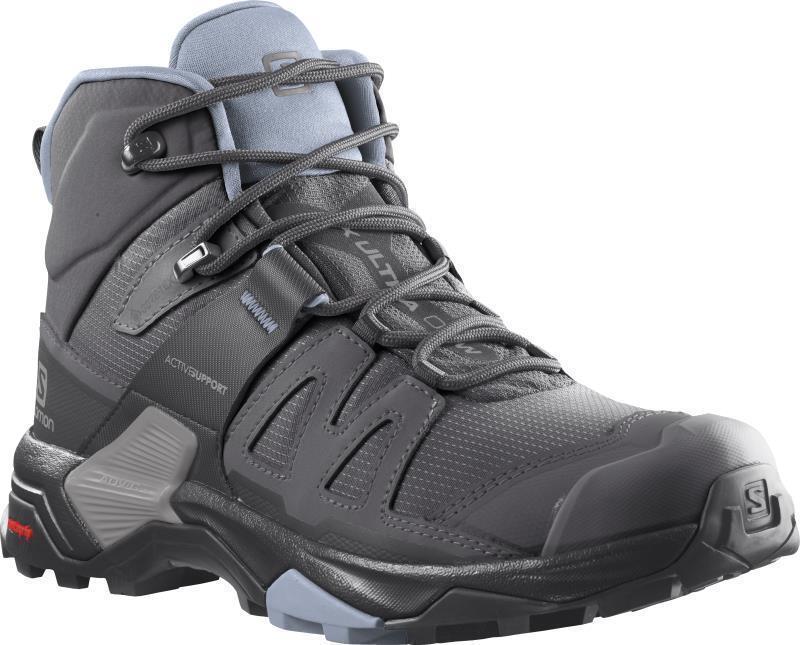 X Ultra 4 Mid GTX - Womens - Magnet / Black / Zen Blue 1