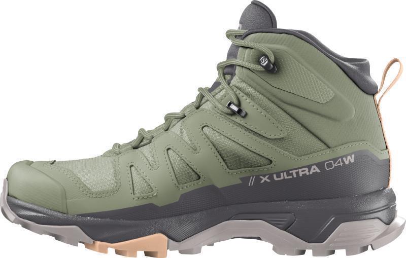 X Ultra 4 Mid GTX - Womens - Oil Green / Magnet / Almond Cream 3