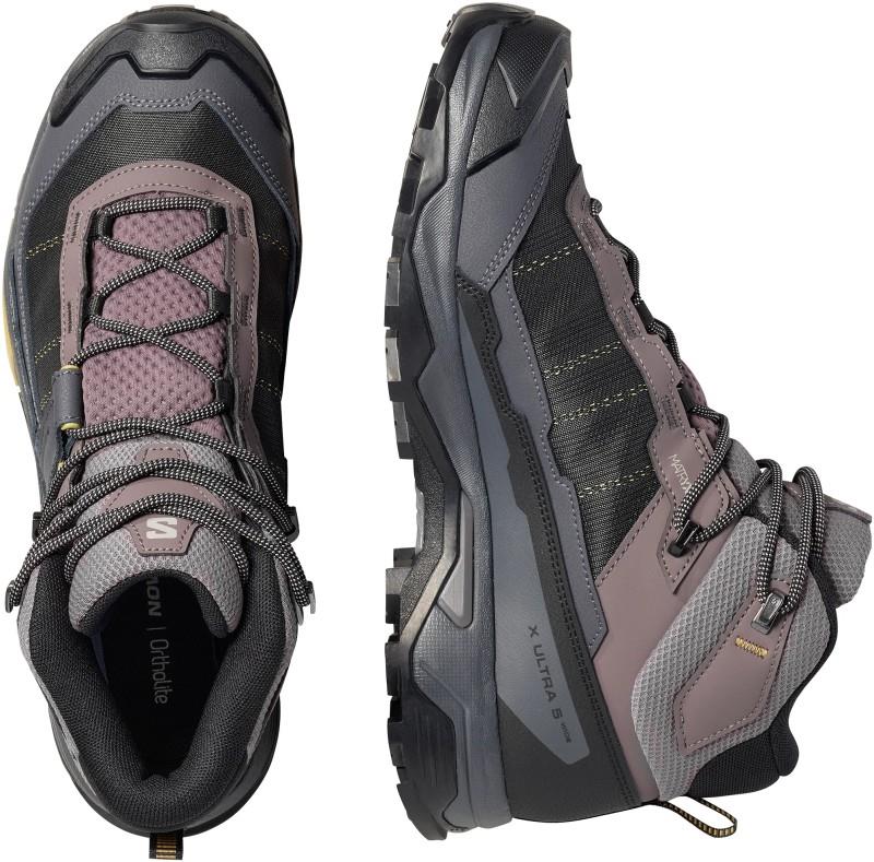 X Ultra 5 Mid GTX, Wide - Mens - dark gull gray / asphalt / willow 1