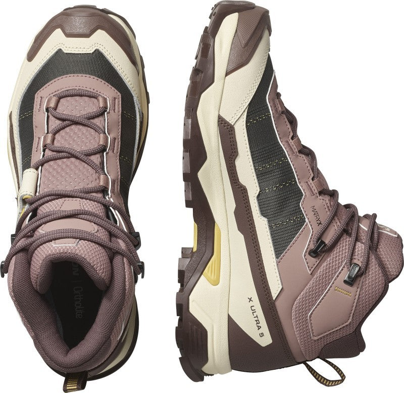 X Ultra 5 Mid GTX - Womens - burlwood / french roast / rattan 1