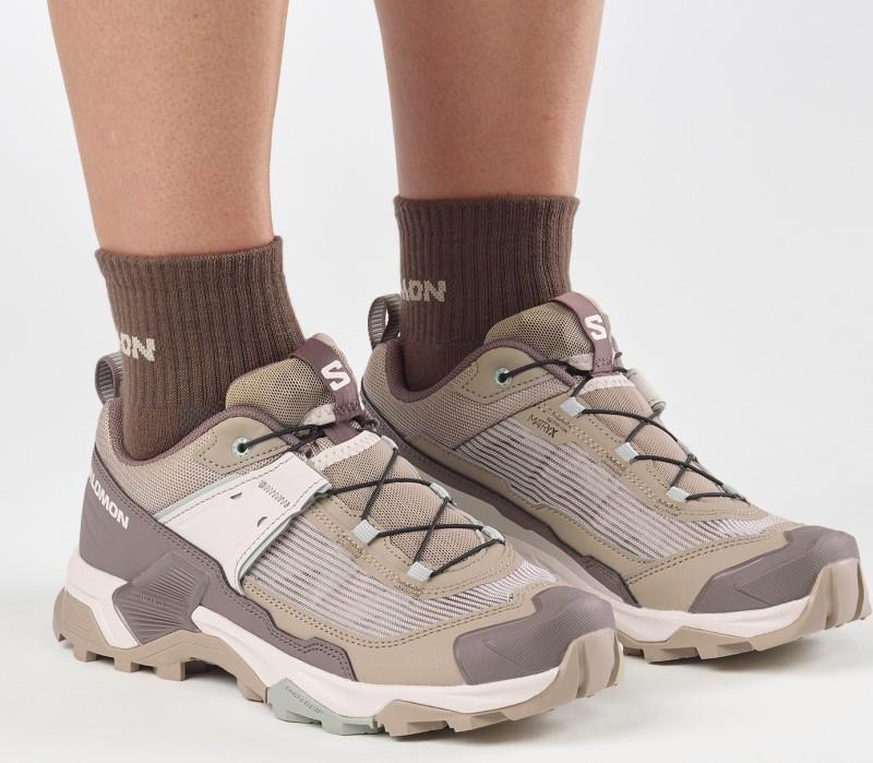X Ultra 5 - Womens - desert tan / iron / green milieu 1