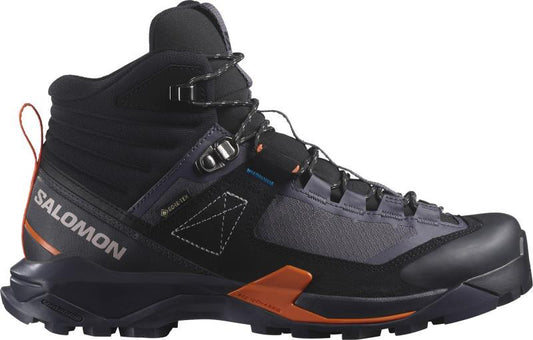 X Ultra Alpine Mid GTX - Womens - Nine Iron / Black / Red Orange 1