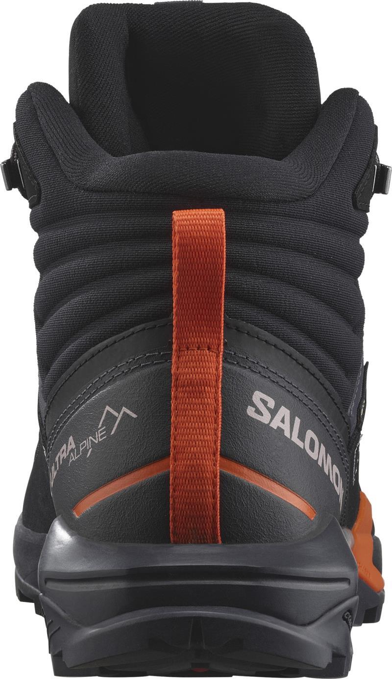 X Ultra Alpine Mid GTX - Womens - Nine Iron / Black / Red Orange 4