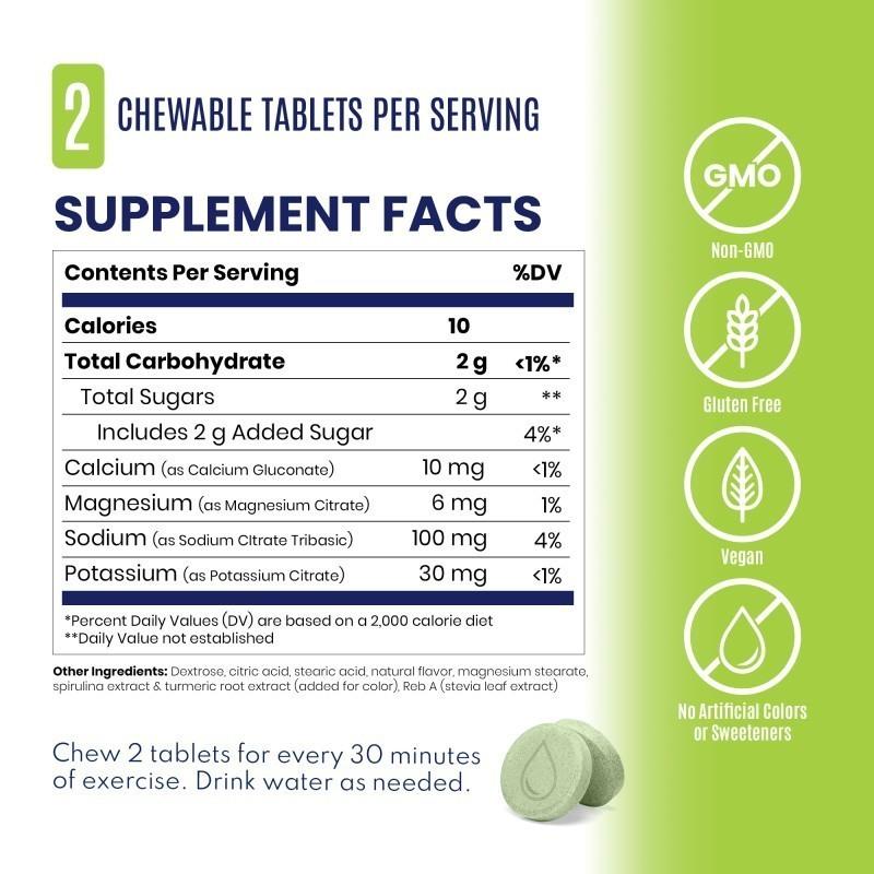 SaltStick FastChews  - green apple 1