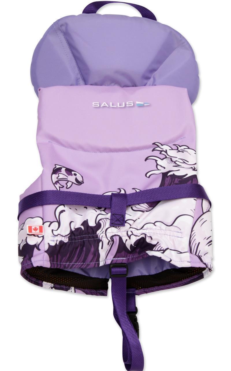 Nimbus Vest - Youth - Sublimated - Purple Waves 2