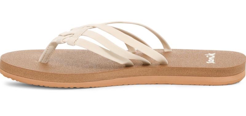 Yoga Sandy II - Womens - tan / white 1