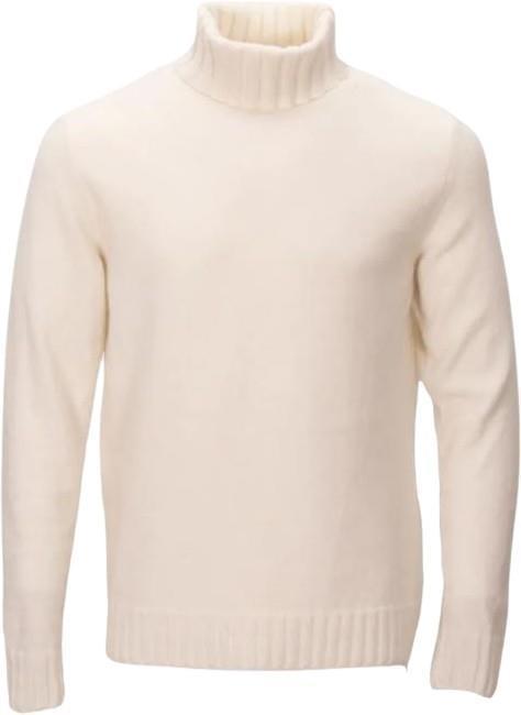Apelas Polo Neck Sweater - Mens - Off White 1