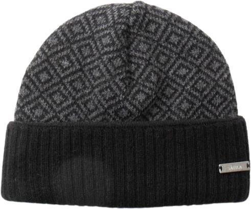 Granit Beanie - black grey 1