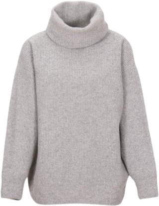 Surteby Polo Sweater - Womens - Grey Melange 1