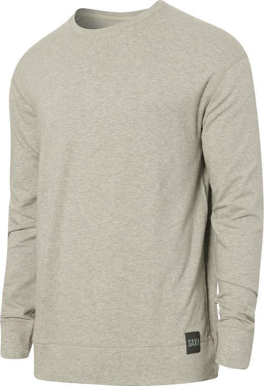 3Six Five LS Crew - Mens - Ash Grey Heather 1
