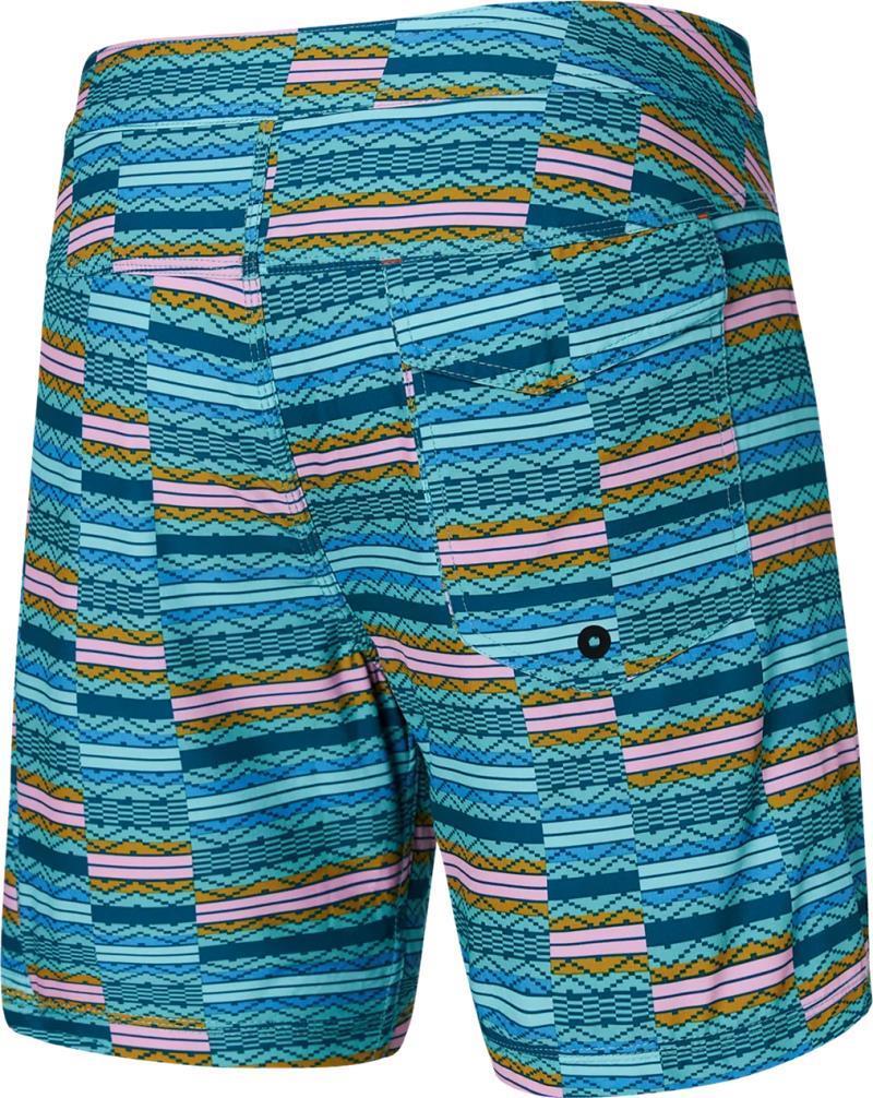 Betawave 2n1 Boardie, 17" Outseam - Mens - Asher Stripe-Sea Foam 2