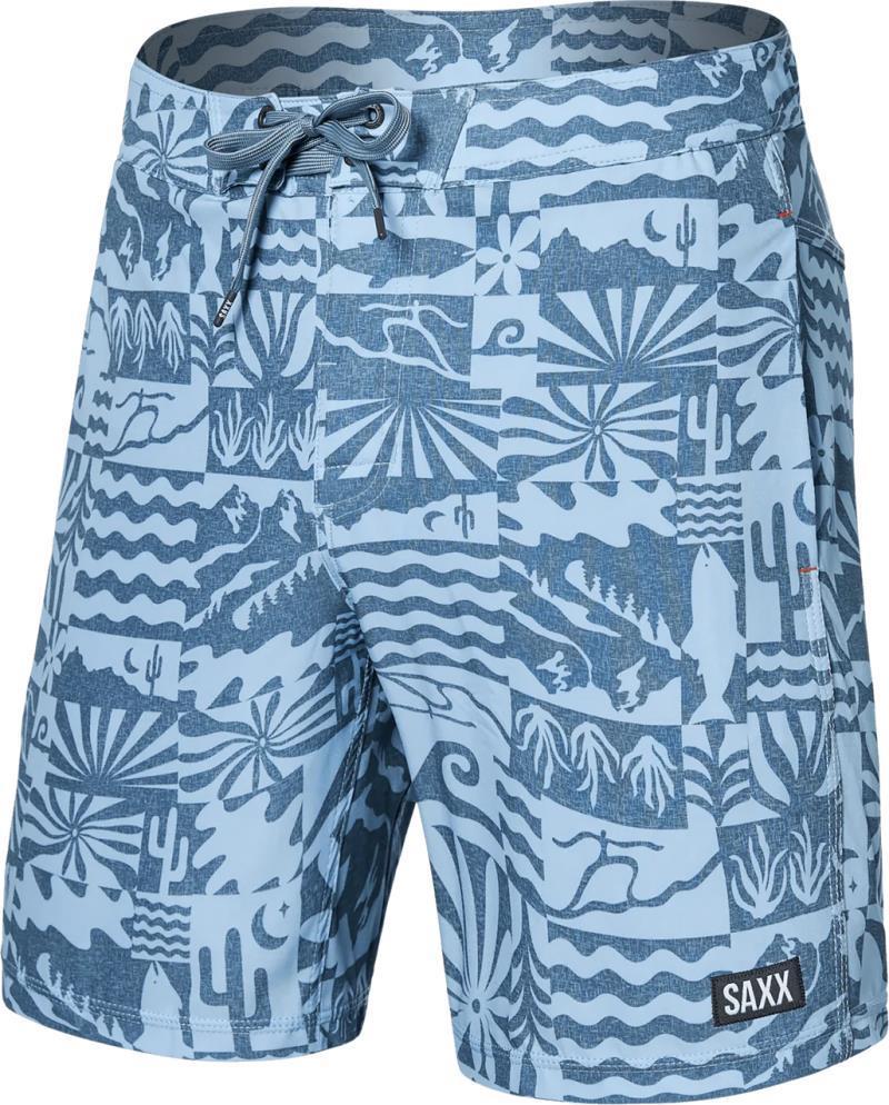 Betawave 2n1 Boardie, 17" Outseam - Mens - West Coast-Chambray 1