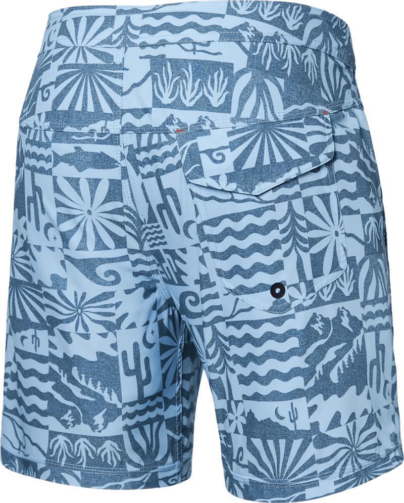 Betawave 2n1 Boardie, 17" Outseam - Mens - West Coast-Chambray 2