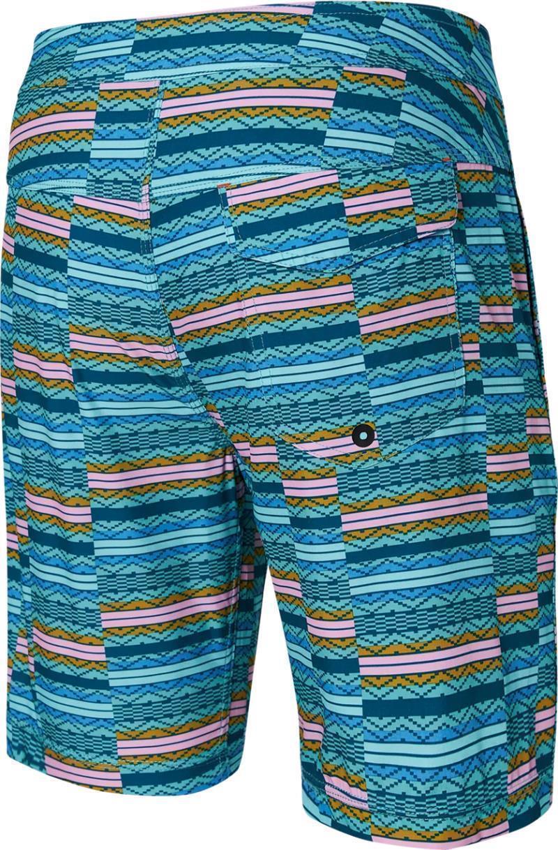Betawave 2n1 Boardie, 19" Outseam - Mens - Asher Stripe-Sea Foam 2