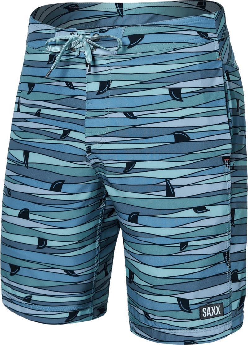 Betawave 2n1 Boardie, 19" Outseam - Mens - Fins-Blue Multi 1