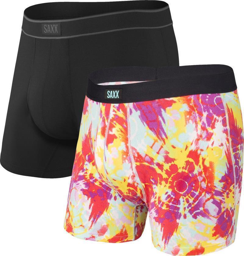 Daytripper Boxer Brief Fly, 5" Inseam - Mens - 2 Pack - Boardwalk Tie Dye / Black 1
