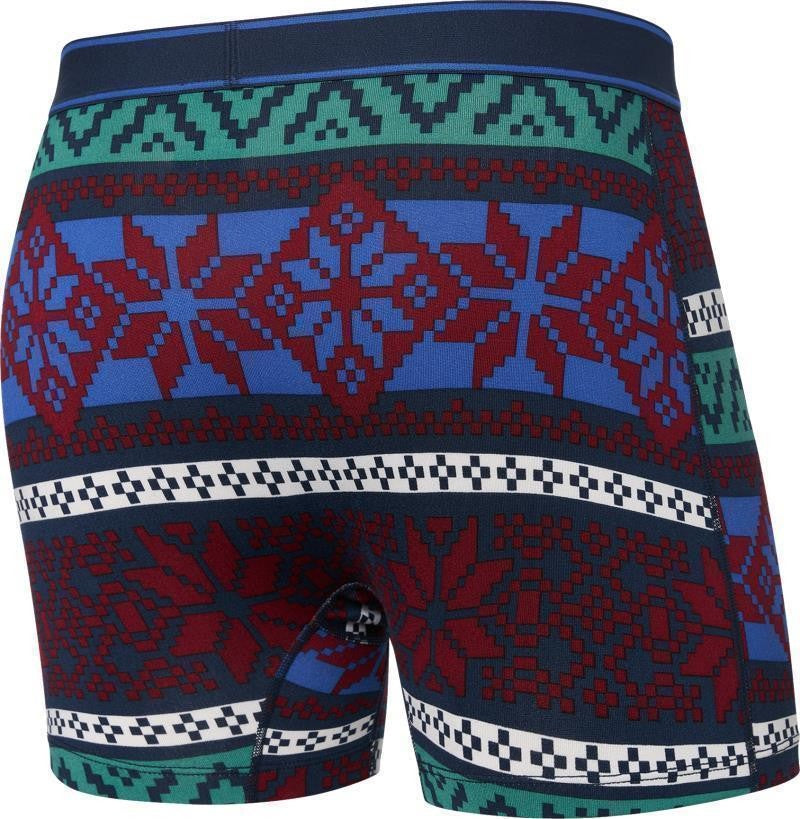 Daytripper Comfort Stretch Boxer Brief Fly, 5" Inseam - Mens - techno snow-multi 1
